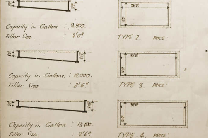 Historical company brochure