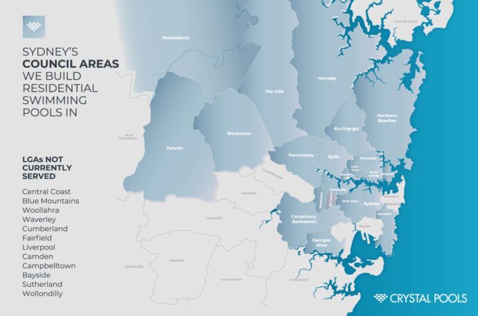 Areas serviced map