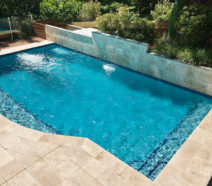 Swimming pool ledges