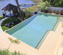 Swimming pool ledges